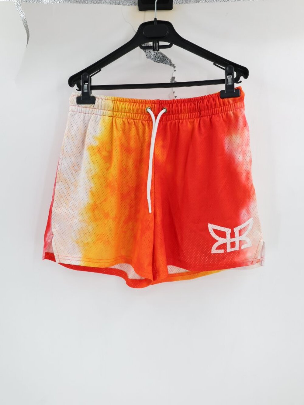 Ryoko Rain Shorts Mens Large 5" Mesh Tie Dye Basketball Athletic Drawstring